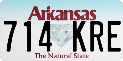 AR license plate 714KRE