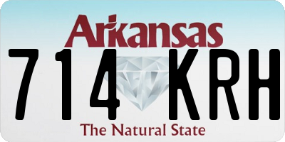 AR license plate 714KRH