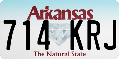 AR license plate 714KRJ