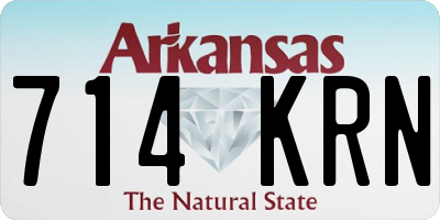 AR license plate 714KRN
