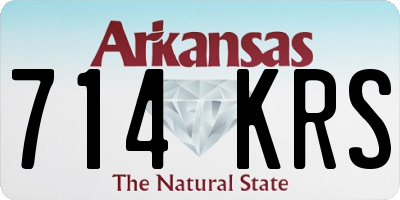 AR license plate 714KRS