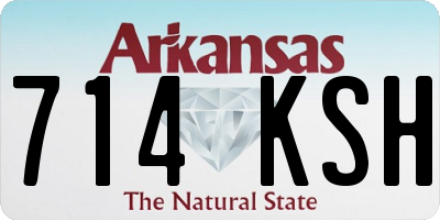 AR license plate 714KSH