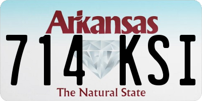 AR license plate 714KSI