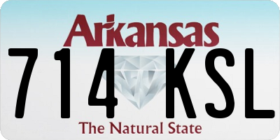 AR license plate 714KSL