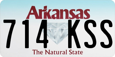 AR license plate 714KSS