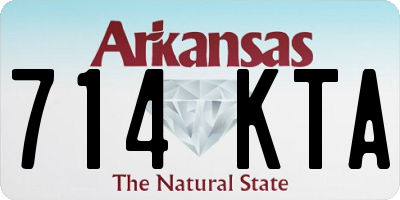 AR license plate 714KTA