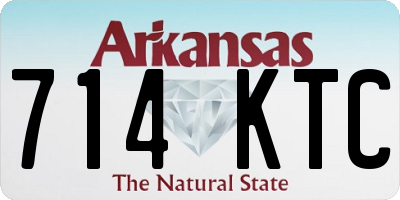 AR license plate 714KTC