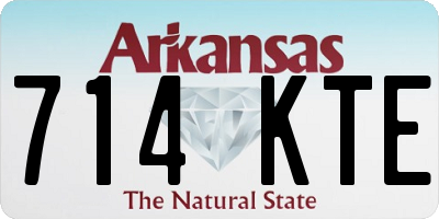 AR license plate 714KTE