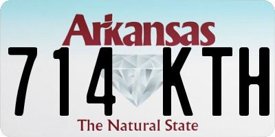 AR license plate 714KTH