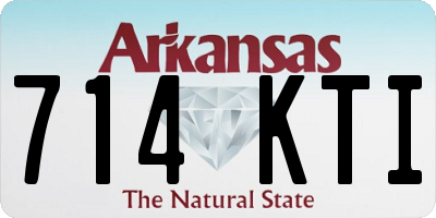 AR license plate 714KTI