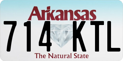 AR license plate 714KTL