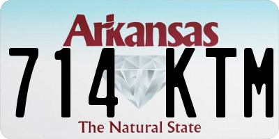 AR license plate 714KTM