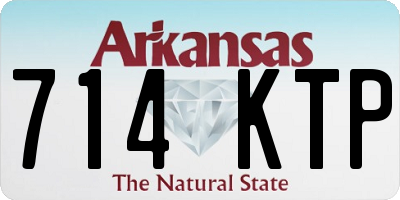 AR license plate 714KTP