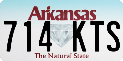 AR license plate 714KTS