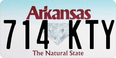 AR license plate 714KTY