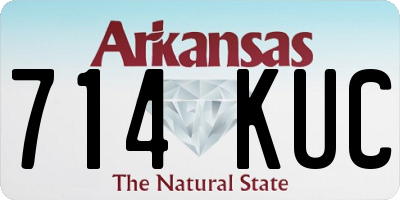 AR license plate 714KUC
