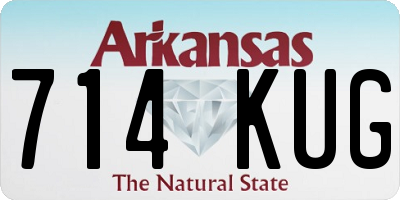 AR license plate 714KUG