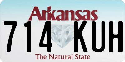 AR license plate 714KUH