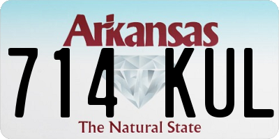 AR license plate 714KUL