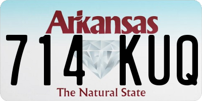 AR license plate 714KUQ