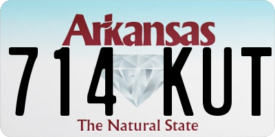 AR license plate 714KUT