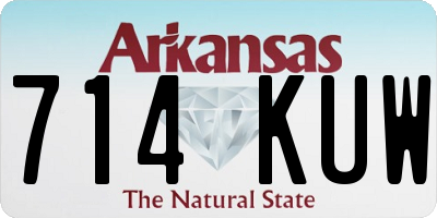 AR license plate 714KUW
