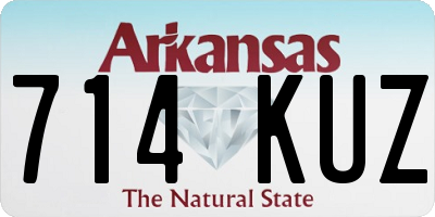 AR license plate 714KUZ
