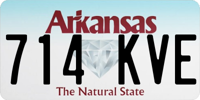 AR license plate 714KVE