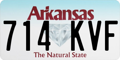 AR license plate 714KVF