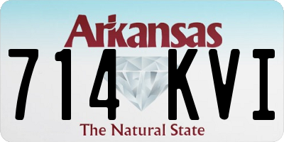 AR license plate 714KVI