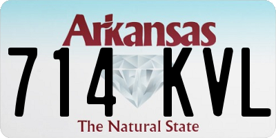 AR license plate 714KVL