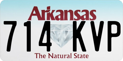 AR license plate 714KVP