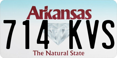AR license plate 714KVS