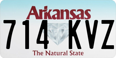 AR license plate 714KVZ