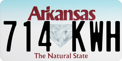 AR license plate 714KWH