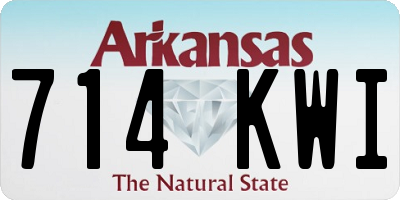 AR license plate 714KWI