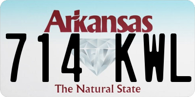AR license plate 714KWL