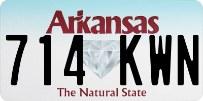 AR license plate 714KWN