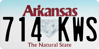 AR license plate 714KWS