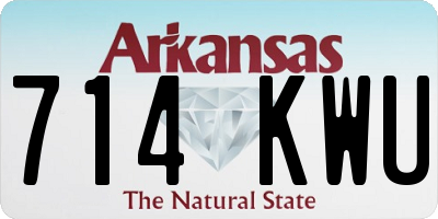 AR license plate 714KWU
