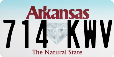 AR license plate 714KWV
