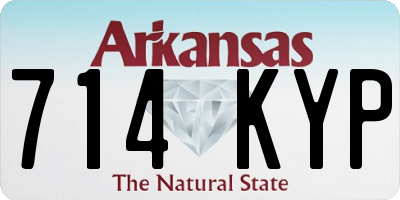 AR license plate 714KYP