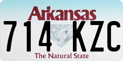 AR license plate 714KZC