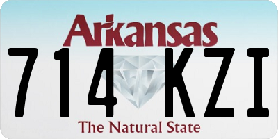 AR license plate 714KZI