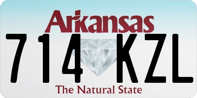 AR license plate 714KZL