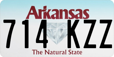 AR license plate 714KZZ