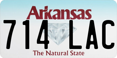 AR license plate 714LAC
