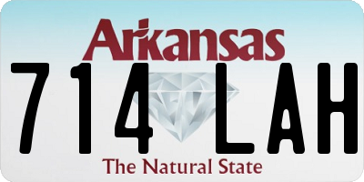 AR license plate 714LAH