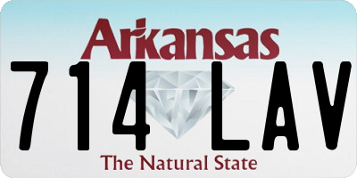 AR license plate 714LAV