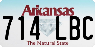 AR license plate 714LBC